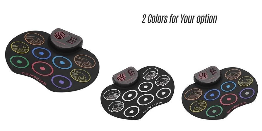Podrás escoger el color de tu Batería Myslady drumpads entre 2 colores