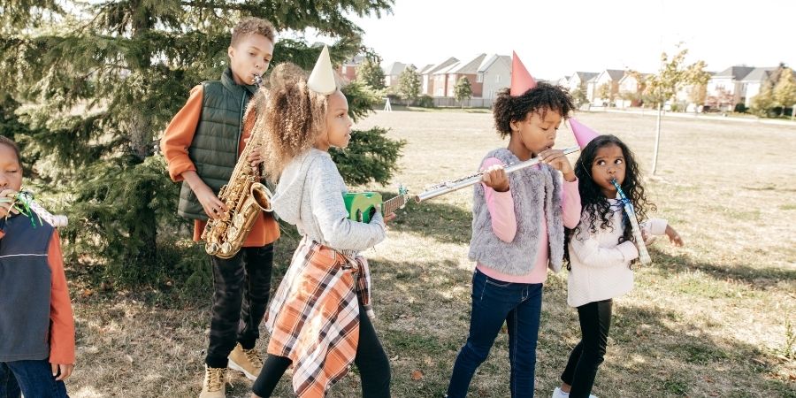 La dedicación por los instrumentos musicales en los niños